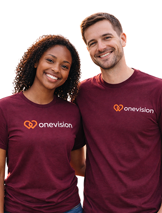 Community volunteers smiling