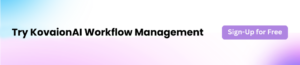 KovaionAI- Workflow Management