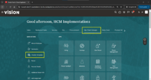 Fig-01 - Navigating Checklist Templates under Quick Actions of My Client Groups