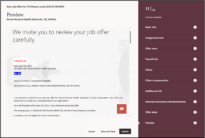 Oracle Redwood Experience: How to Create Job Offers in Oracle Recruiting Cloud 