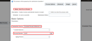 Send Pay on Receipt Schedule process Details - oracle-erp-cloud-evaluated-receipt-settlements-ers