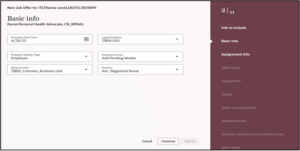 Oracle Redwood Experience: How to Create Job Offers in Oracle Recruiting Cloud 