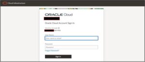 Streamlining Employee Journeys and Tasks with Generative AI in Oracle Journeys Fig 3: Visual Builder Studio Login page