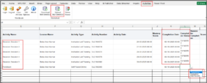 Streamlining ILT Attendance in Oracle Learning with HSDL and Redwood Experience Fig 6: Edit Learning Activities in a Spreadsheet page