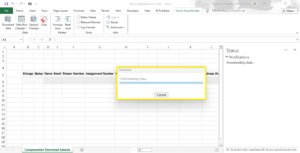 Redwood Download Salaries in Oracle HCM 25B - Fig 7: Downloading the data