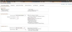 Configure Quick-Fill and Admin Access for Time and Labor in PeopleSoft HCM PUM 52 - Fig 5: Time and Labor Installation page.