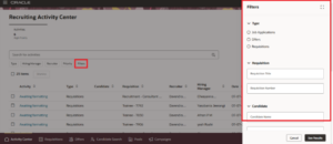 Simplifying Hiring with the Recruiting Activity Center in Oracle Recruiting Cloud 