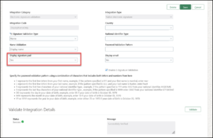 Fig8- Checklist Integrations configuration