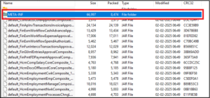 Streamlining Approval Rule Migration in Oracle Fusion HCM with SOA Composer - Fig_1.5 Meta-INF file