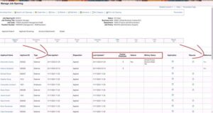 Figure 01 Navigating to manage job opening page under recruiting activities