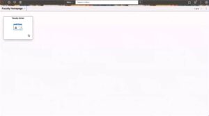 Fig 1: Faculty Center Tile PeopleSoft CS Image 32 | Fluid Faculty Center Enhancement | Class Roster Page 