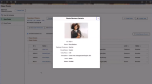 Fig 3: Student Details PeopleSoft CS Image 32 | Fluid Faculty Center Enhancement | Class Roster Page 