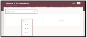 How the Advanced Instructions Layout Configuration Transforms Journey Task Notes in Oracle HCM 25C Fig 2: Choose Layout Configuration