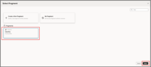 How to Create Custom Pages Using Fragments in Visual Builder Studio (VBS) 