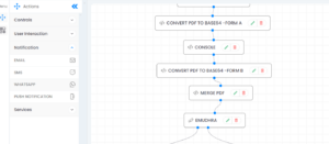 WhatsApp flow actions