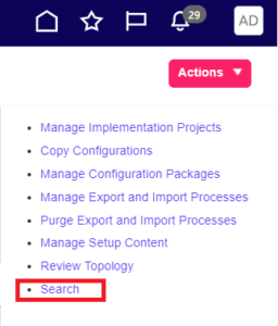 Fig 2: Global Search