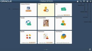 PeopleSoft Fluid User Interface - Home-page-that-is-rendered-after-the-latest-Peopletools-has-been-used.