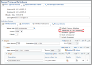 AWE in PeopleSoft - PeopleSoft Approval Framework - Line Level Approval - 8