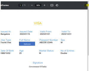 Generation of Letter from Document of Records When using HDL