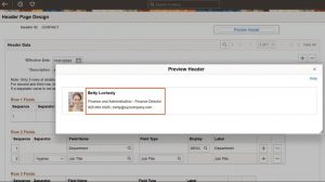 PeopleSoft HCM Update Image 46 – Unveiling the Power of PUM Highlights - Employee Header Page Configuration